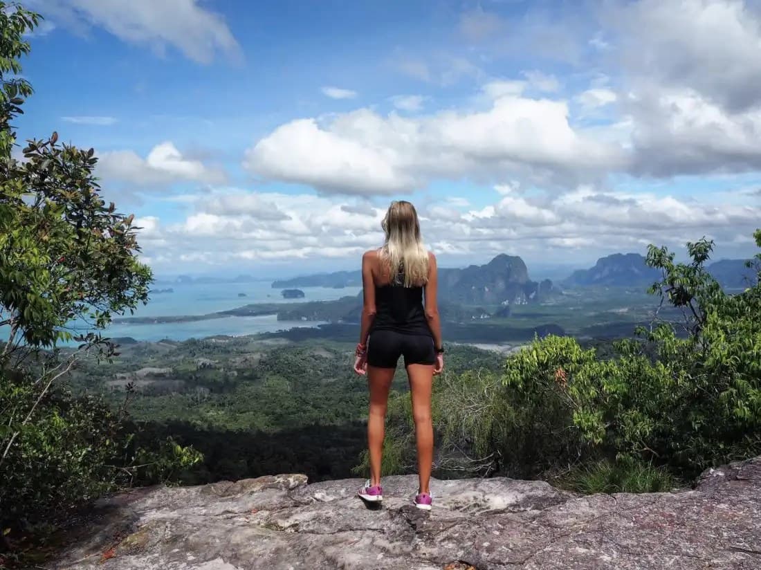 The view over the bay from the Hang Nak viewpoint