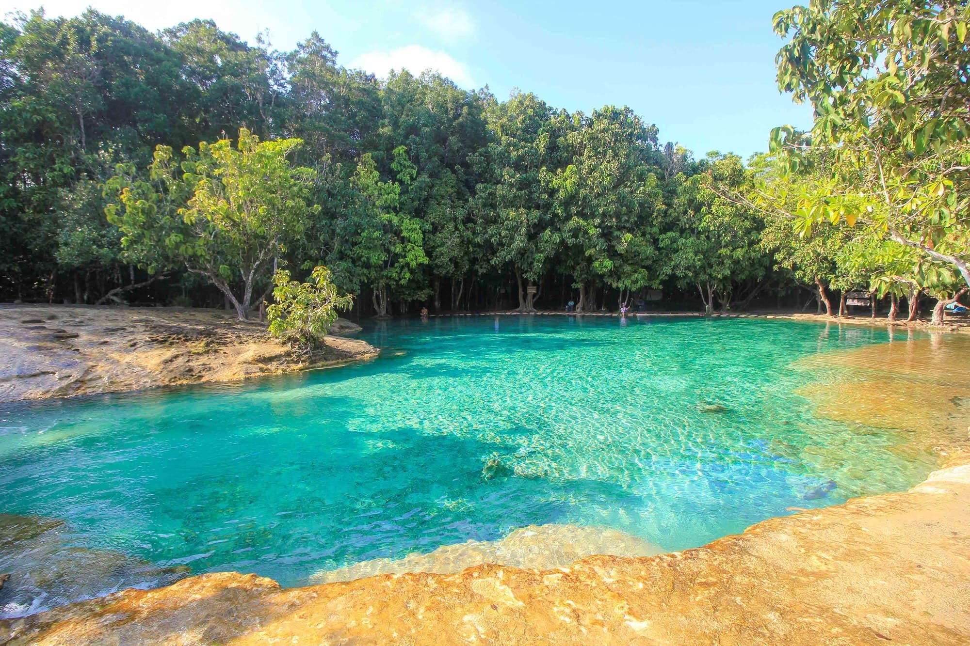 The Emerald Pool, Sa Morakot, in the morning light