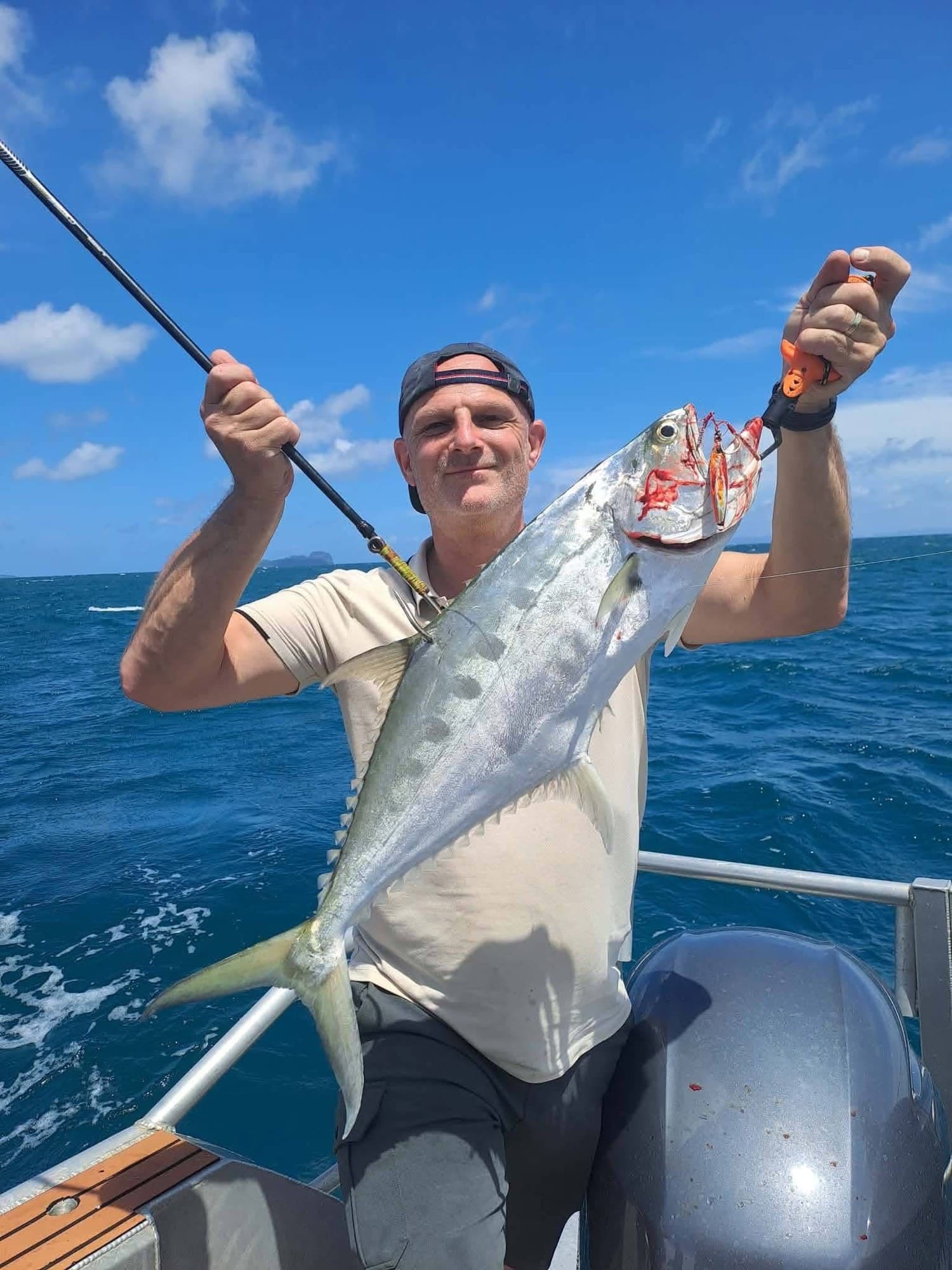 A queenfish taken on a jig